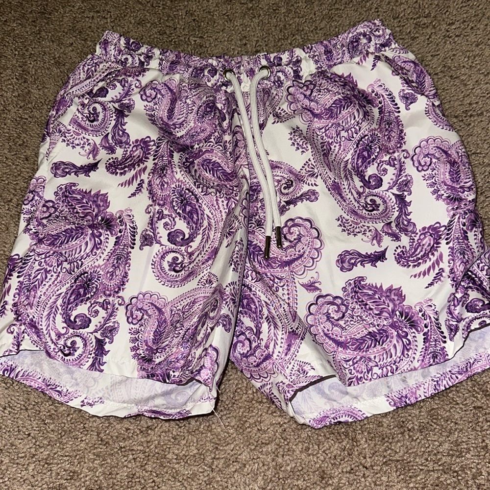 Purple Bandana Shorts